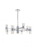  5200D32C - Vega 17 Light Chrome LED Pendant