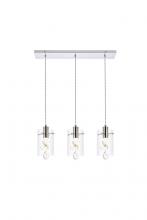  5202D24C - Hana 3 Lights Chrome Pendant