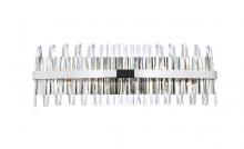  6200W36C - Serephina 36 Inch Crystal Bath Sconce in Chrome