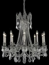  9210D28PW/RC - Rosalia 10 Light Pewter Chandelier Clear Royal Cut Crystal