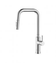  FAK-311BNK - Noor Single Handle Pull Down Sprayer Kitchen Faucet in Brushed Nickel