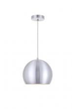  LD2404BN - Kasey 1 Light Burnished Nickel Pendant