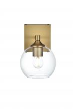  LD7308W6SG - Eero 6 inch Wall Sconce in Satin Gold