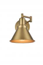  LD7326W7SG - Varden 7 inch Wall Sconce in Satin Gold