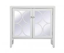  MF82002WH - 36 Inch Mirrored Cabinet in White