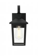  OD502W12BK - Riggs 5.5 inch Outdoor Wall Sconce in Black