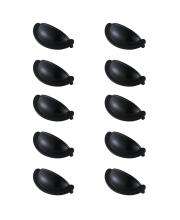  PL3001-MB-10PK - Claude 2-3/4" Center to Center Matte Black Cup Bar Pull Multipack (Set of 10)