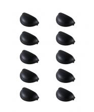  PL3002-MB-10PK - Atticus 3" Center to Center Matte Black Cup Bar Pull Multipack (Set of 10)