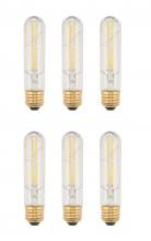  T10LED202-6PK - 6W 3000K LED T10 Light bulb with 550 Lumens