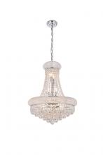  V1800D20C/RC - Primo 14 Light Chrome Chandelier Clear Royal Cut Crystal