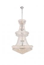  V1800G30C/RC - Primo 32 Light Chrome Chandelier Clear Royal Cut Crystal