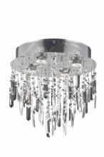  V2006F14SC/RC - Galaxy 4 Light Chrome Flush Mount Clear Royal Cut Crystal