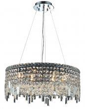 Elegant V2031D24C/RC - Maxime 12 Light Chrome Chandelier Clear Royal Cut Crystal