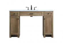  VF14954NT - 54 Inch Ada Compliant Bathroom Vanity in Natural Oak