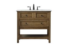  VF27036DW - 36 Inch Single Bathroom Vanity in Driftwood