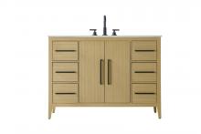  VF29348MHB - 48 inch Single Bathroom Vanity in Honey Brown