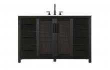  VF29554CO - 54 Inch Single Bathroom Vanity In Chocolate Oak