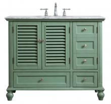  VF30542VM - 42 Inch Single Bathroom Vanity in Vintage Mint