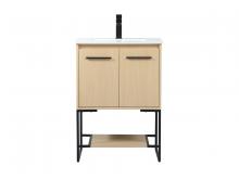  VF42524MMP - 24 Inch Single Bathroom Vanity in Maple