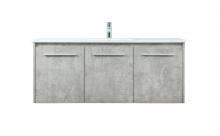  VF44548MCG - 48 Inch Single Bathroom Vanity in Concrete Grey