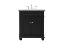  VF50030BK - 30 Inch Single Bathroom Vanity Set in Black