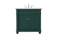  VF50036GN - 36 Inch Single Bathroom Vanity Set in Green