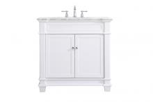  VF50036WH - 36 Inch Single Bathroom Vanity Set in White