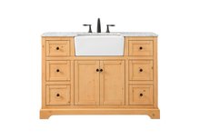  VF60248NW - 48 Inch Single Bathroom Vanity in Natural Wood