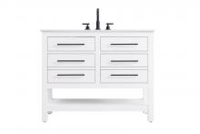  VF60542WH - 42 inch Single Bathroom Vanity in White