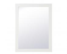  VM22736WH - Aqua Rectangle Vanity Mirror 27 Inch in White