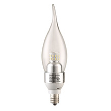  E12SF-4-D-30-C - LED S30C35  E12 120V 4W 3000K 300LM  Dimmable CHROME