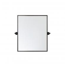  MR6C2132SIL - Oval Pivot Mirror 21x32 Inch in Silver