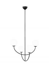  AEC1054MBK - Galassia Four Light Chandelier