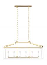 Visual Comfort & Co. Studio Collection CC1586MWTBBS - Carlow Linear Lantern