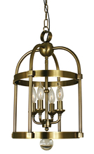  1103 PN - 4-Light Polished Nickel Compass Mini Chandelier