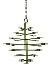  4408 BN - 28-Light Brushed Nickel Simone Chandelier