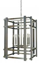  5264 PN - 6-Light Polished Nickel Arcadia Chandelier