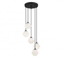  M10094MBK - 5-Light Chandelier in Matte Black