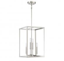  M30008PN - 4-Light Pendant in Polished Nickel