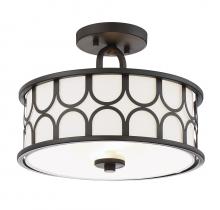  M60015ORB - 2-Light Ceiling Light in Oil Rubbed Bronze