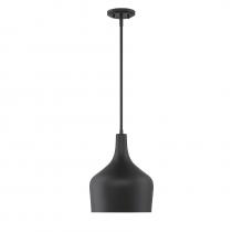  M70020MBK - 1-Light Pendant in Matte Black