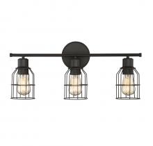  M80004ORB - 3-Light Bathroom Vanity Light in Oil Rubbed Bronze