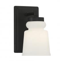  M90073MBK - 1-Light Wall Sconce in Matte Black