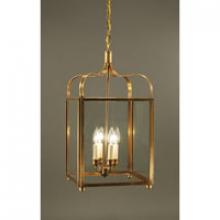 Northeast Lantern 6732-VG-LT4-CLR - Crown XLarge Hanging Verdi Gris 4 Candelabra Socke