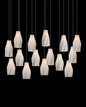  9000-1274 - Posh 15-Light Linear Multi-Drop Pendant