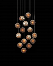  9000-1015 - Pathos 15-Light Round Multi-Drop Pendant