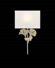  5900-0009 - Gingko Silver Wall Sconce