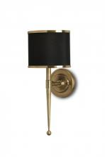  5021 - Primo Brass Wall Sconce, Black