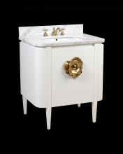  3800-0004 - Briallen 30" White Vanity with Oval Undermount Sink