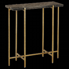  4000-0172 - Flying Marble Gold Side Table